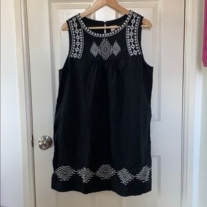 JCrew Ikat linen dress